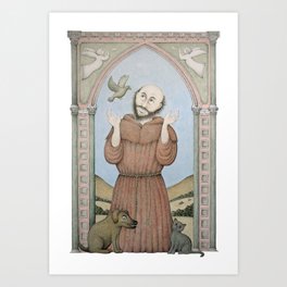 Saint Francis of Assisi  Art Print