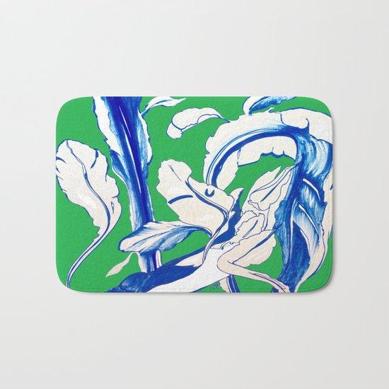 Saint Patrick's Day Succulent Bath Mat