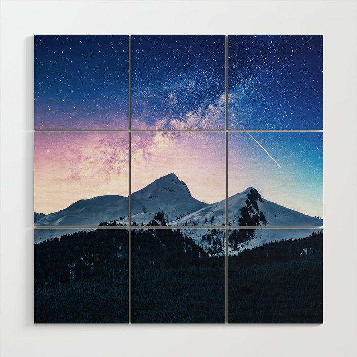 Celestial Glaciations Wood Wall Art