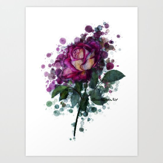 A Rose I Art Print