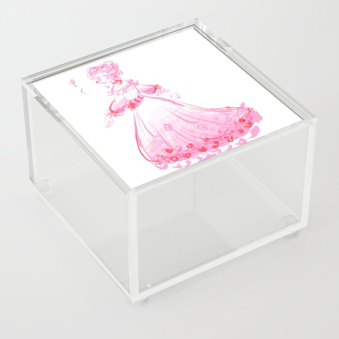 Lady in Pink Acrylic Box