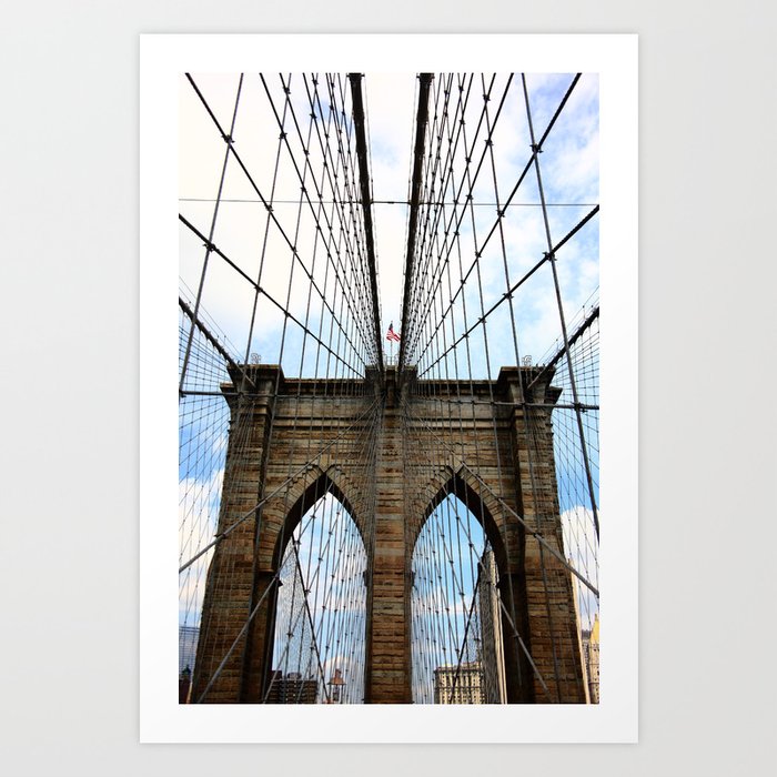 Brooklyn Bridge - New York City 2009 #6 Art Print
