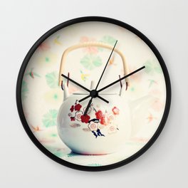 Japanese Teapot Wall Clock