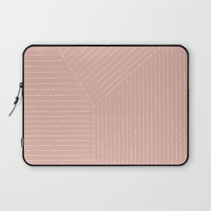 Lines (Blush Pink) Laptop Sleeve