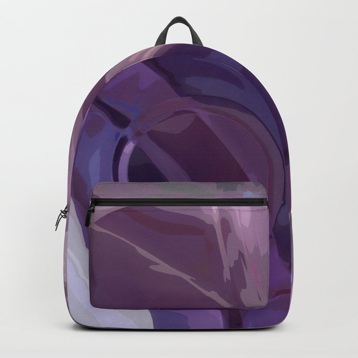 Purple Ripples Backpack