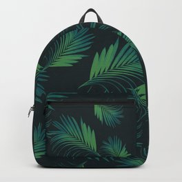 Tropical Night Palms Pattern #1 #tropical #decor #art #society6 Backpack