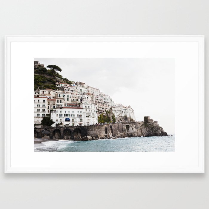 Amalfi Coast, Italy Travel Photography Framed Art Print