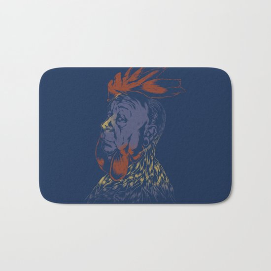 Hitch-Cock! Bath Mat