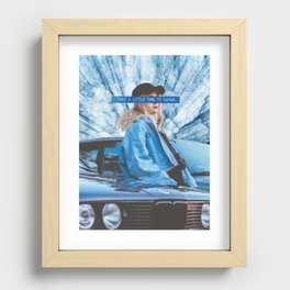 Take a Little Time to Think Recessed Framed Print