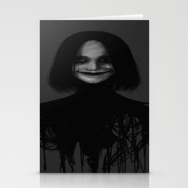 horror scary art for Psychological lovers women and men Stationery Cards