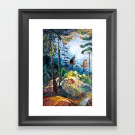 Emily Carr - British Columbia Landscape - Canada, Canadian Oil Painting - Group of Seven Framed Art Print
