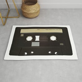 Retro audio cassette. Music Rug