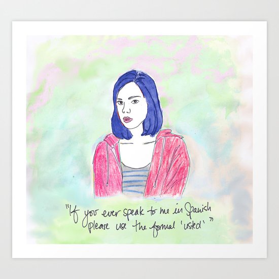 April Ludgate 2 Art Print
