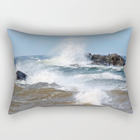 Surf's Spray Rectangular Pillow