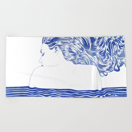 Water Nymph LXII Beach Towel