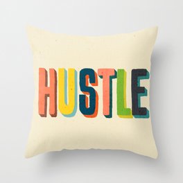 Hustle Throw Pillow