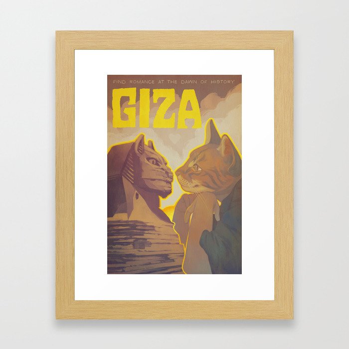 Giza Framed Art Print