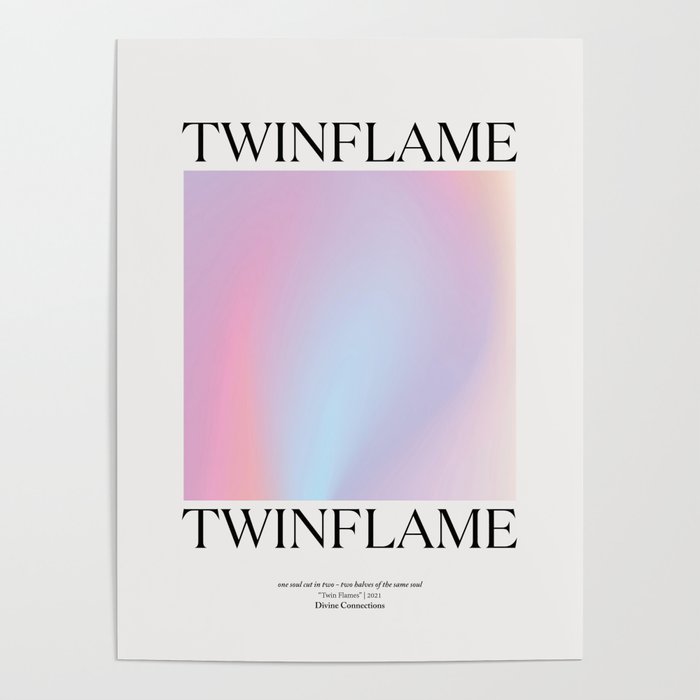 Twinflame Art Print - Spiritual Poster