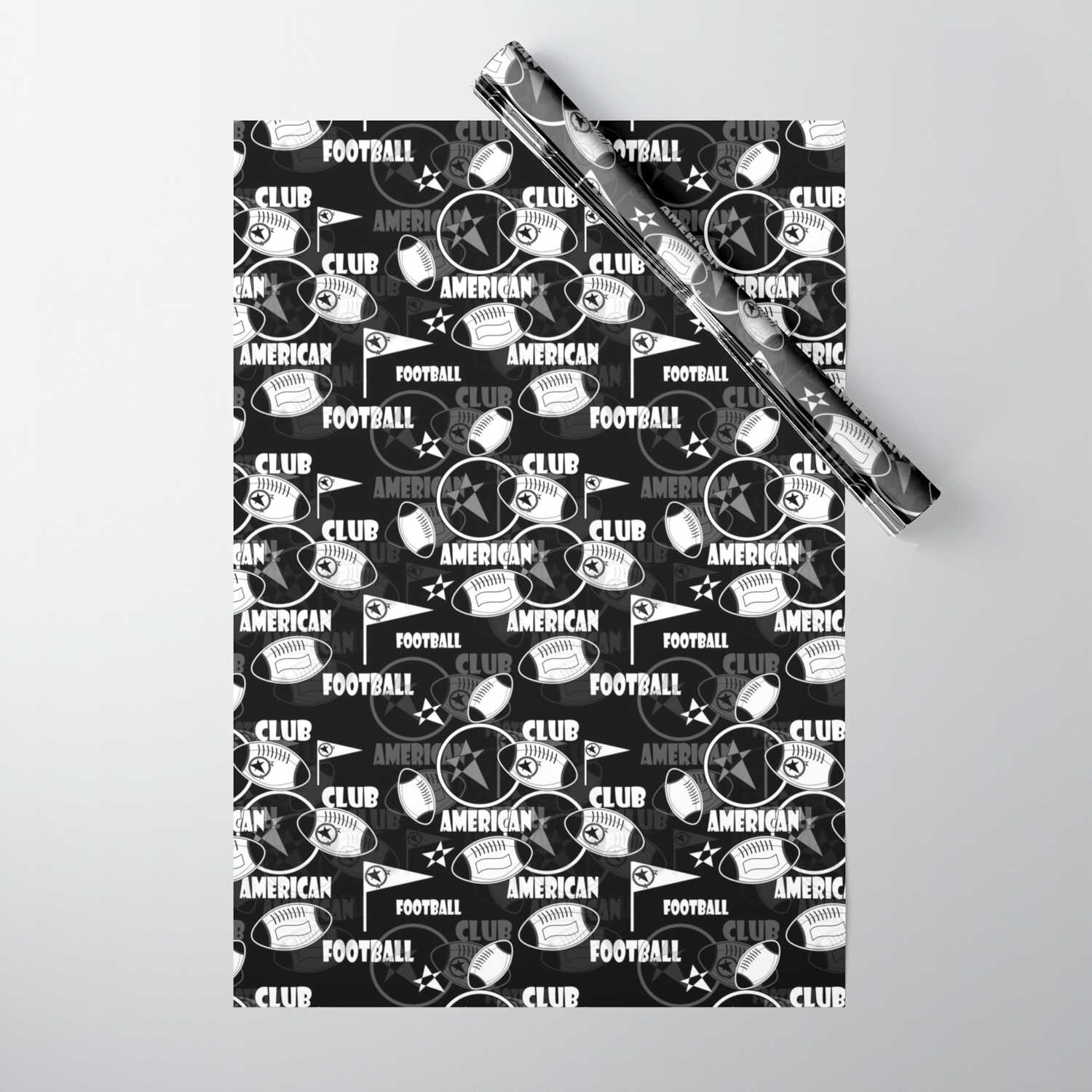 American Football 2 Wrapping Paper By Decoli Society6