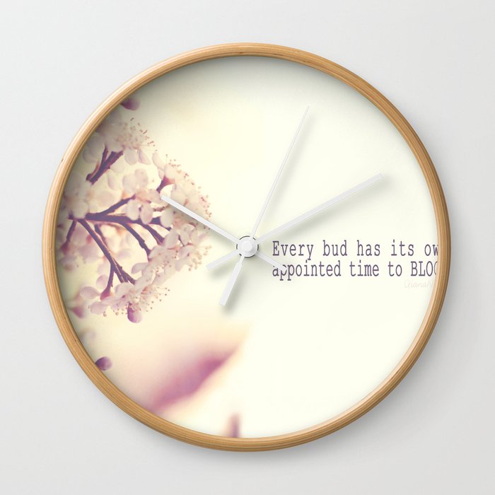 Appointed Bloom Wall Clock