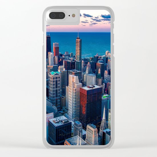 City Skyline Clear iPhone Case