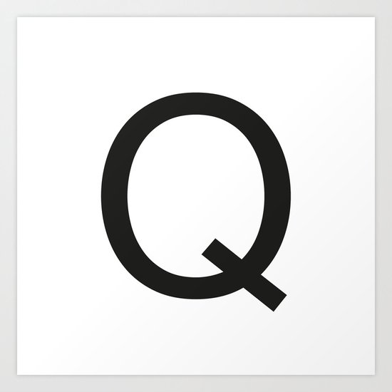 Letter Q Art Print