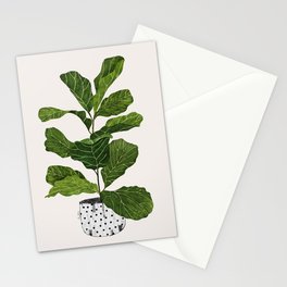 Fiddle leaf fig Tree Stationery Card