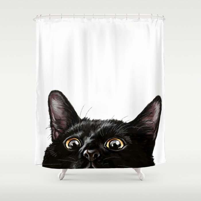What's Up, Buddy Shower Curtain by Big Nose Work Society6