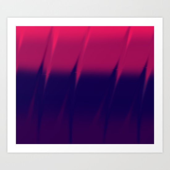 Tri-Colour Art Print