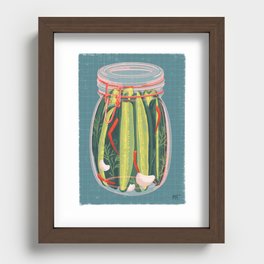 Pickles Recessed Framed Print