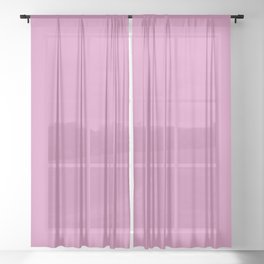 Swirl Candy Pink Sheer Curtain