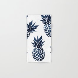 Pineapple Blue Denim Hand & Bath Towel