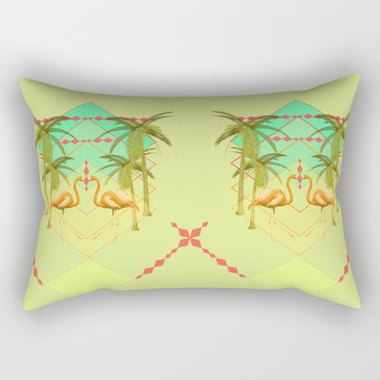 go flamingo, go ! Rectangular Pillow