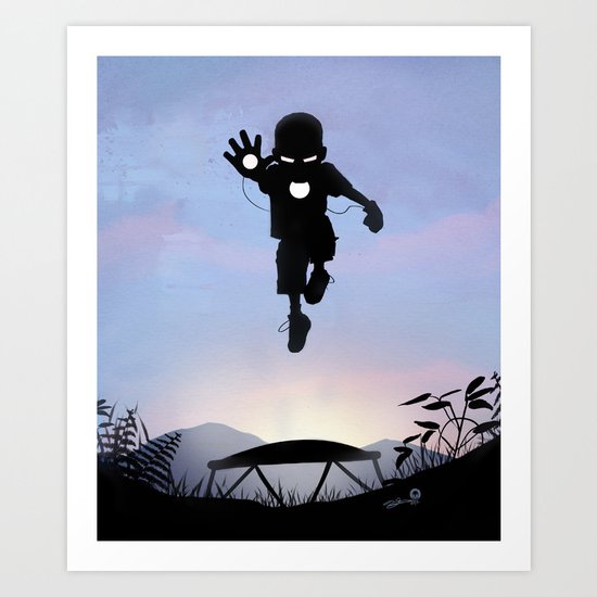 Iron Kid Art Print