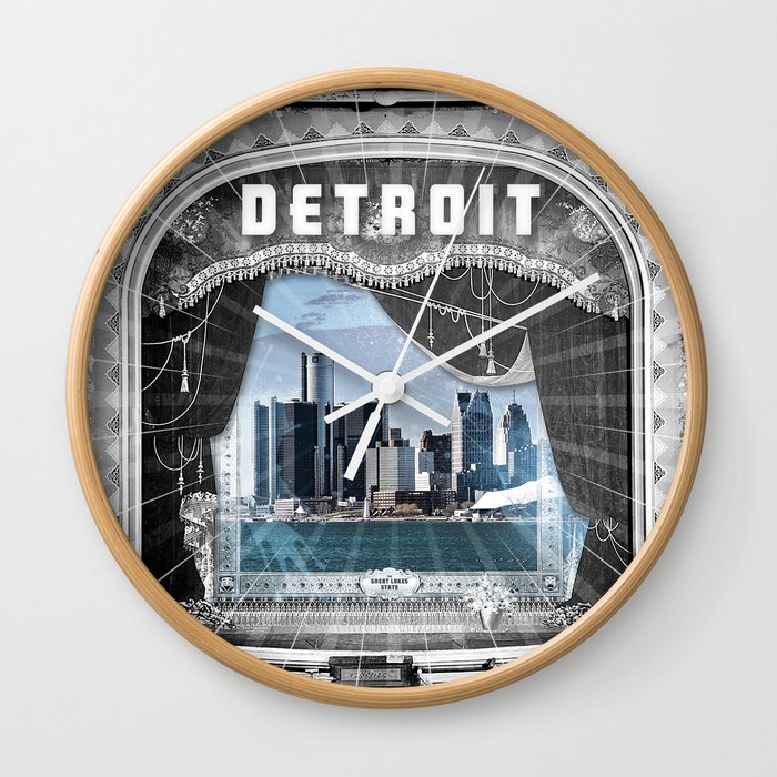 The Big Show - Detroit, Michigan Wall Clock