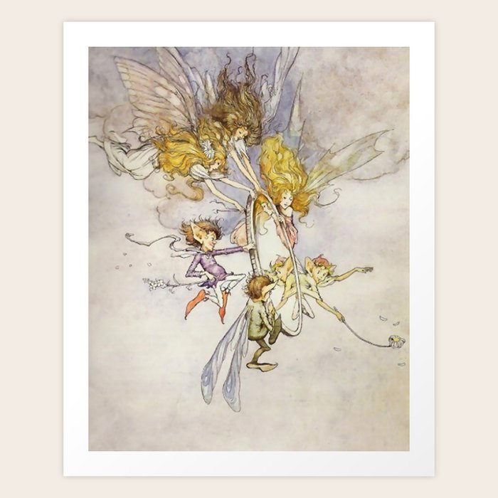 The Magic Mirror By Duncan Carse Art Print By Patriciannek Society6