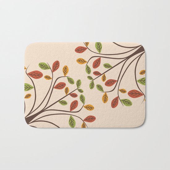Autumn Trees Bath Mat
