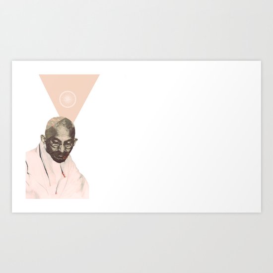 ℳahatma Art Print