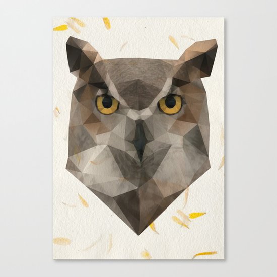 OWL triangle Canvas Print