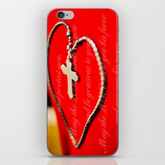 Keep God in your heart and He'll keep you in his blessings ♥ iPhone & iPod Skin