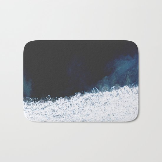 Ocean III (drone photography) Bath Mat