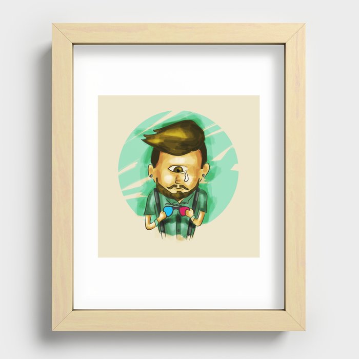 about Cyclops and 3d Recessed Framed Print