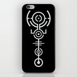 Crop Circle - White iPhone Skin