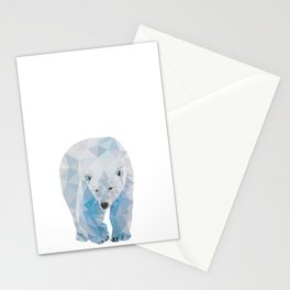 Geometric Polar Bear Stationery Card