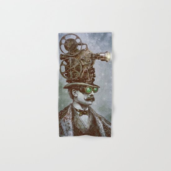 The Projectionist (colour option) Hand & Bath Towel