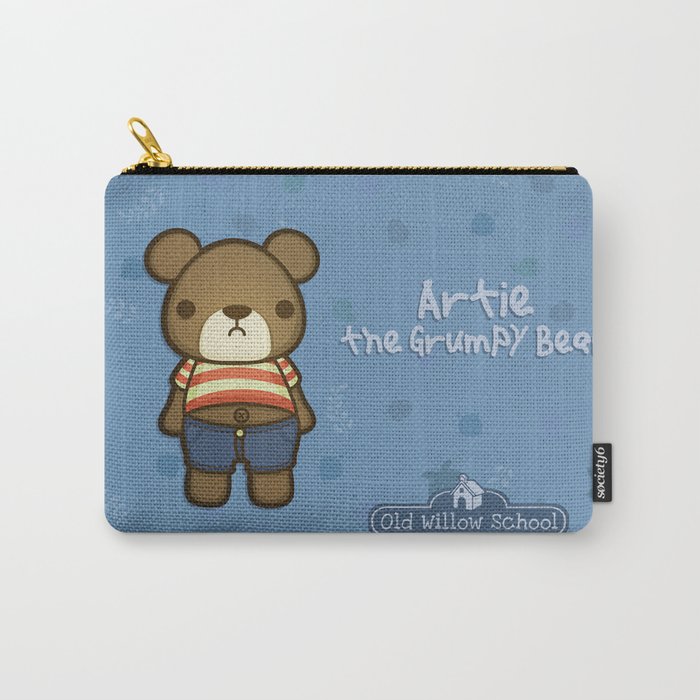 Artie the Grumpy Bear Carry-All Pouch