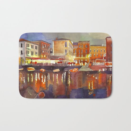Night in Venice part 2 Bath Mat