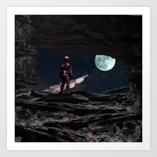 Last Flight Out Art Print