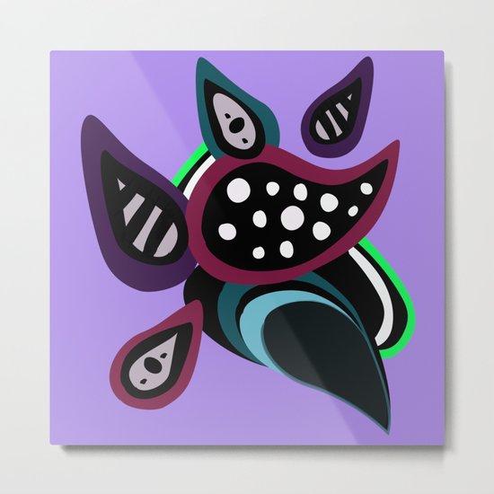 Paisley Design Metal Print