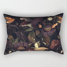 Vintage & Shabby Chic - Flowers at Night Rectangular Pillow